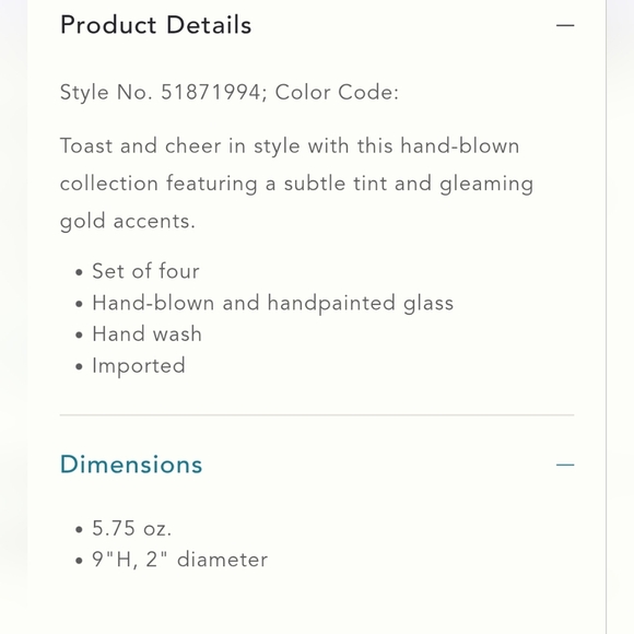 NWT Anthropologie Rochelle Champange Flutes Set Of 4 Rare - Picture 9 of 9